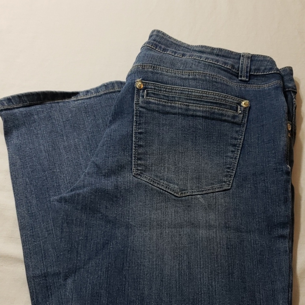 White House Black Market Skinny Flare Jeans Size 8
